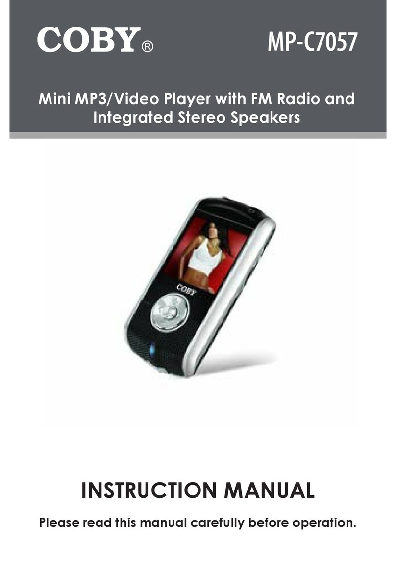 Coby MP-C7097 User manual