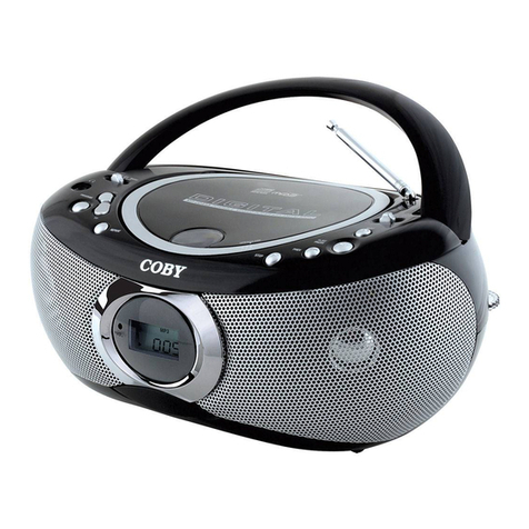 Coby MP-CD455 User manual