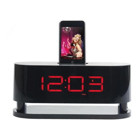 Coby CSMP162 - AM/FM Dual Alarm Clock/Radio User manual