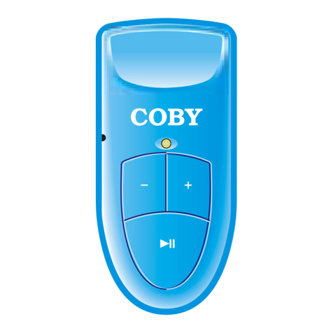 Coby MP-C582 - 1 GB Digital Player instruction manual