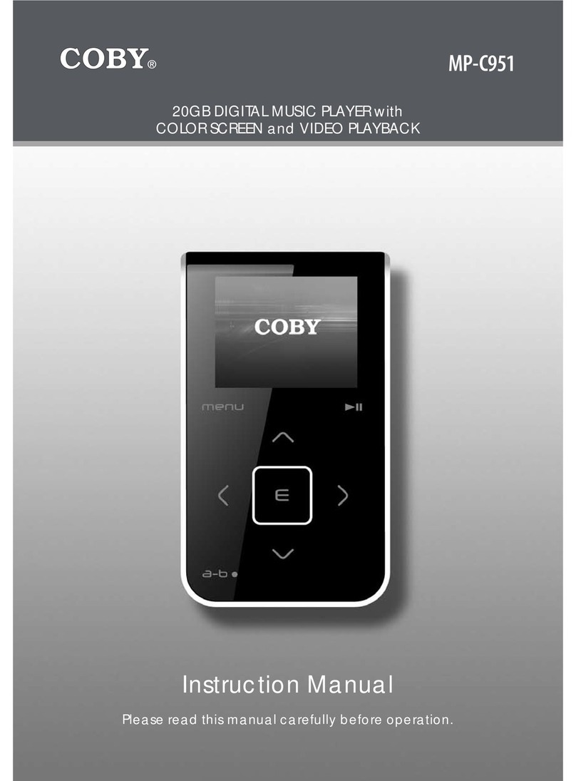 Coby MP-C951 User manual