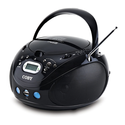 Coby MP-CD471 User manual