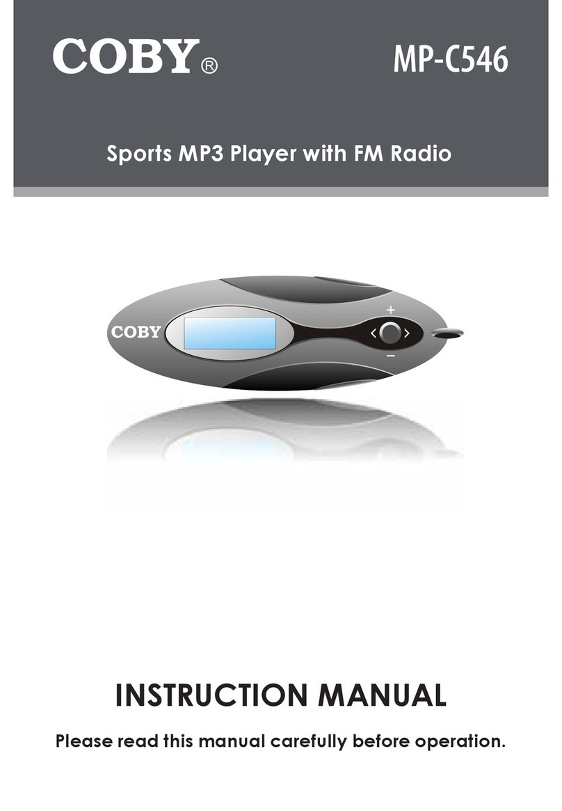 Coby MP-C546 User manual