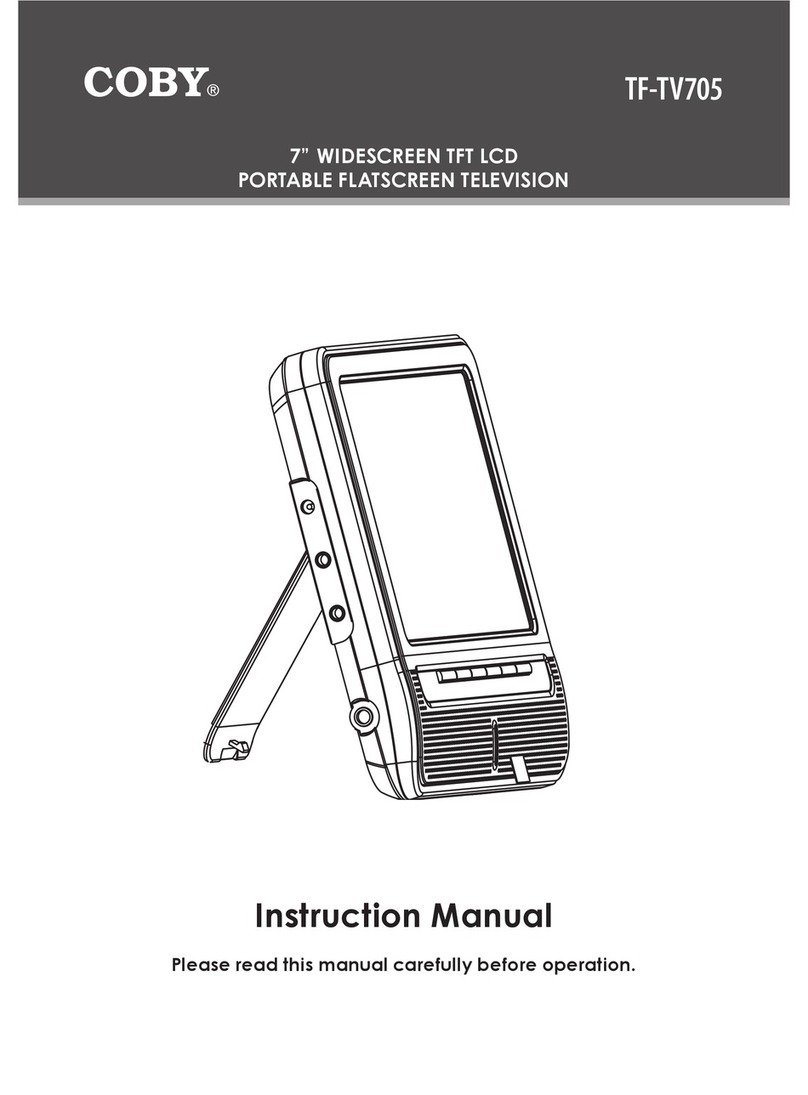 Coby TF-TV705 User manual