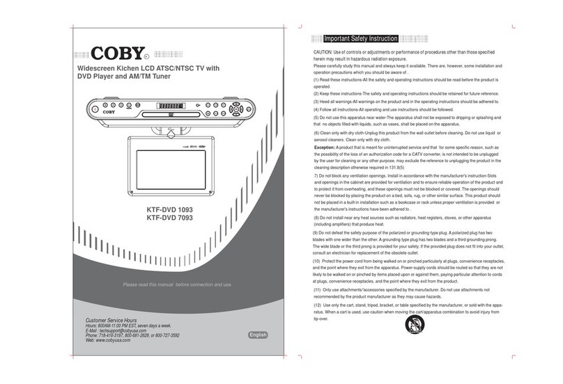 Coby KTF-DVD 1093 User manual