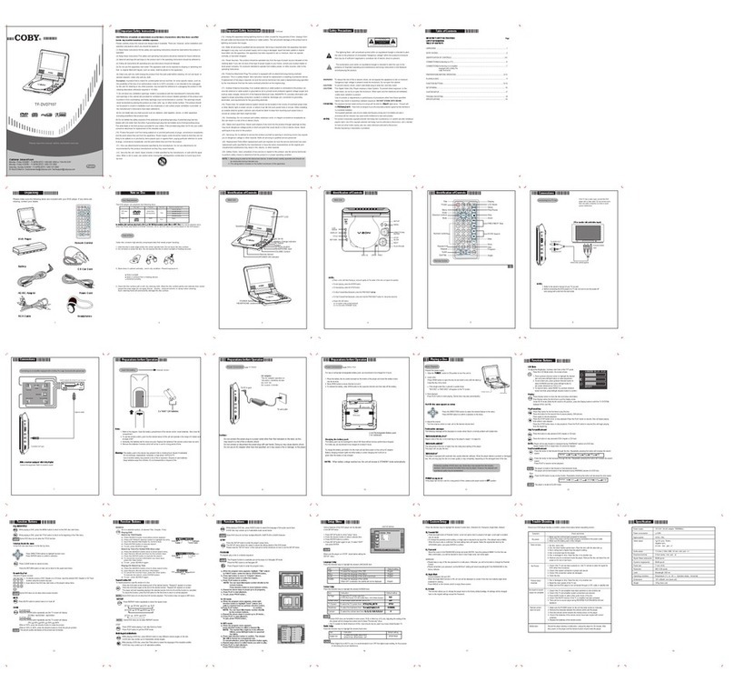 Coby TF-DVD7107 user manual