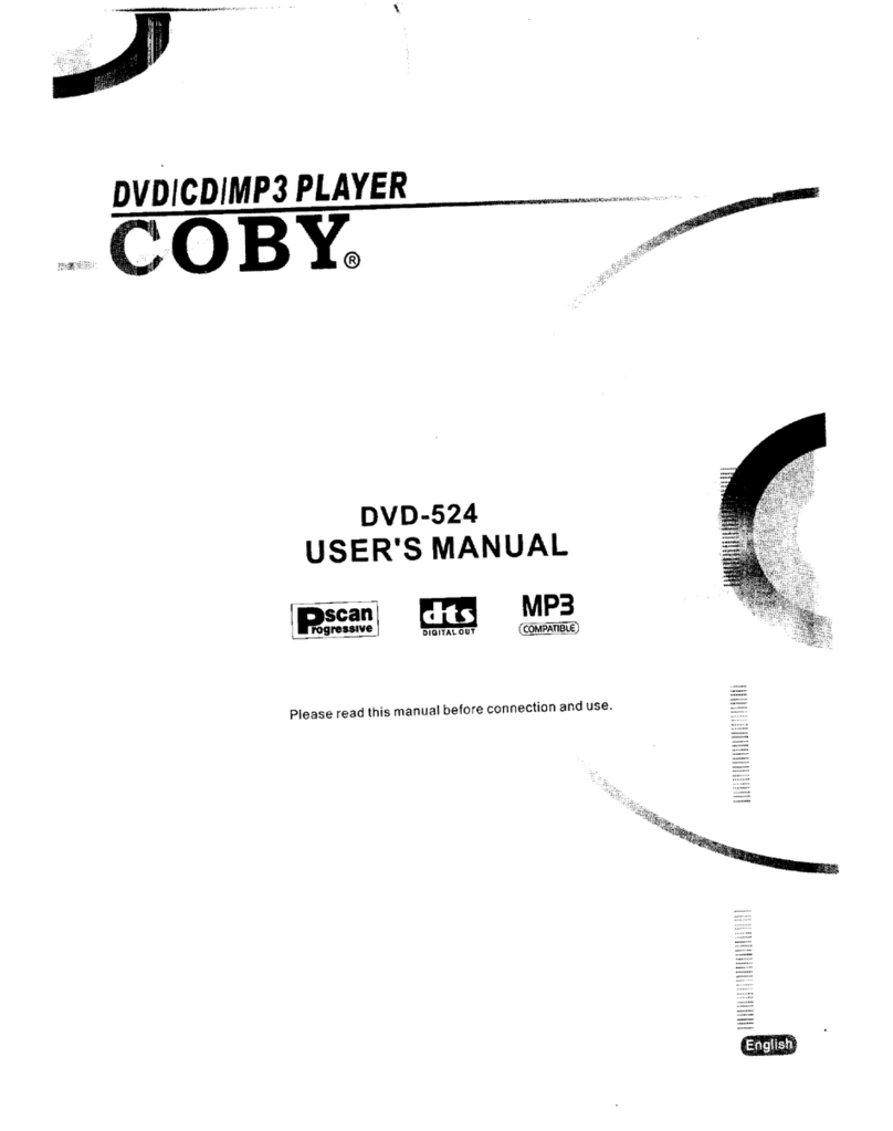 Coby DVD-524 user manual