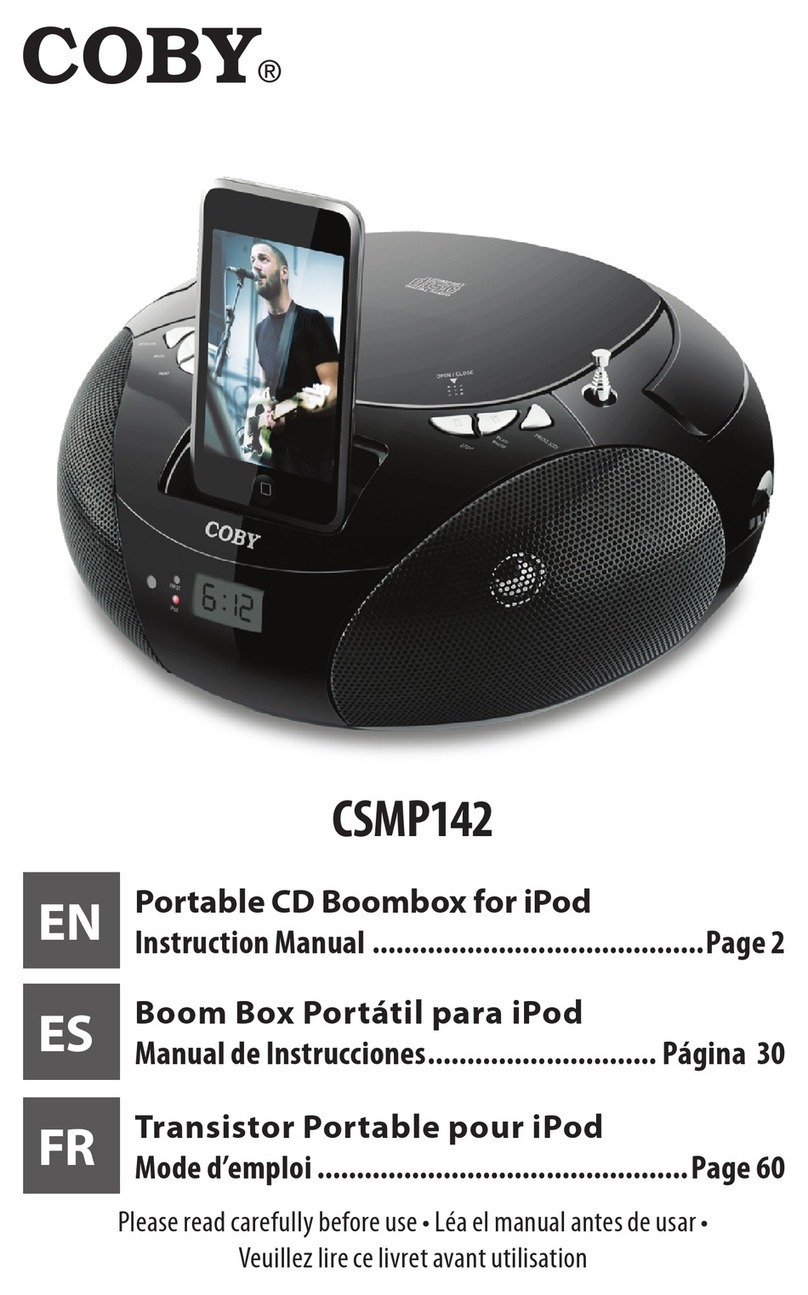 Coby CSMP142 User manual