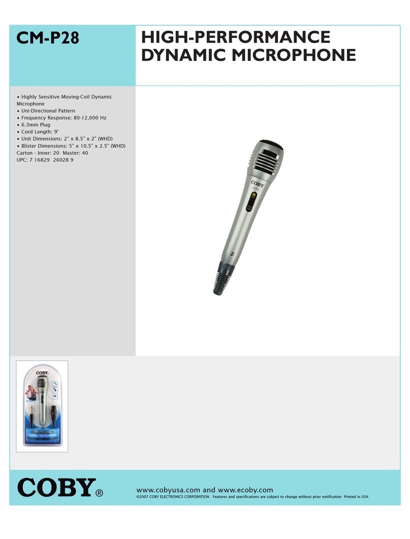 Coby CM-P28 User manual