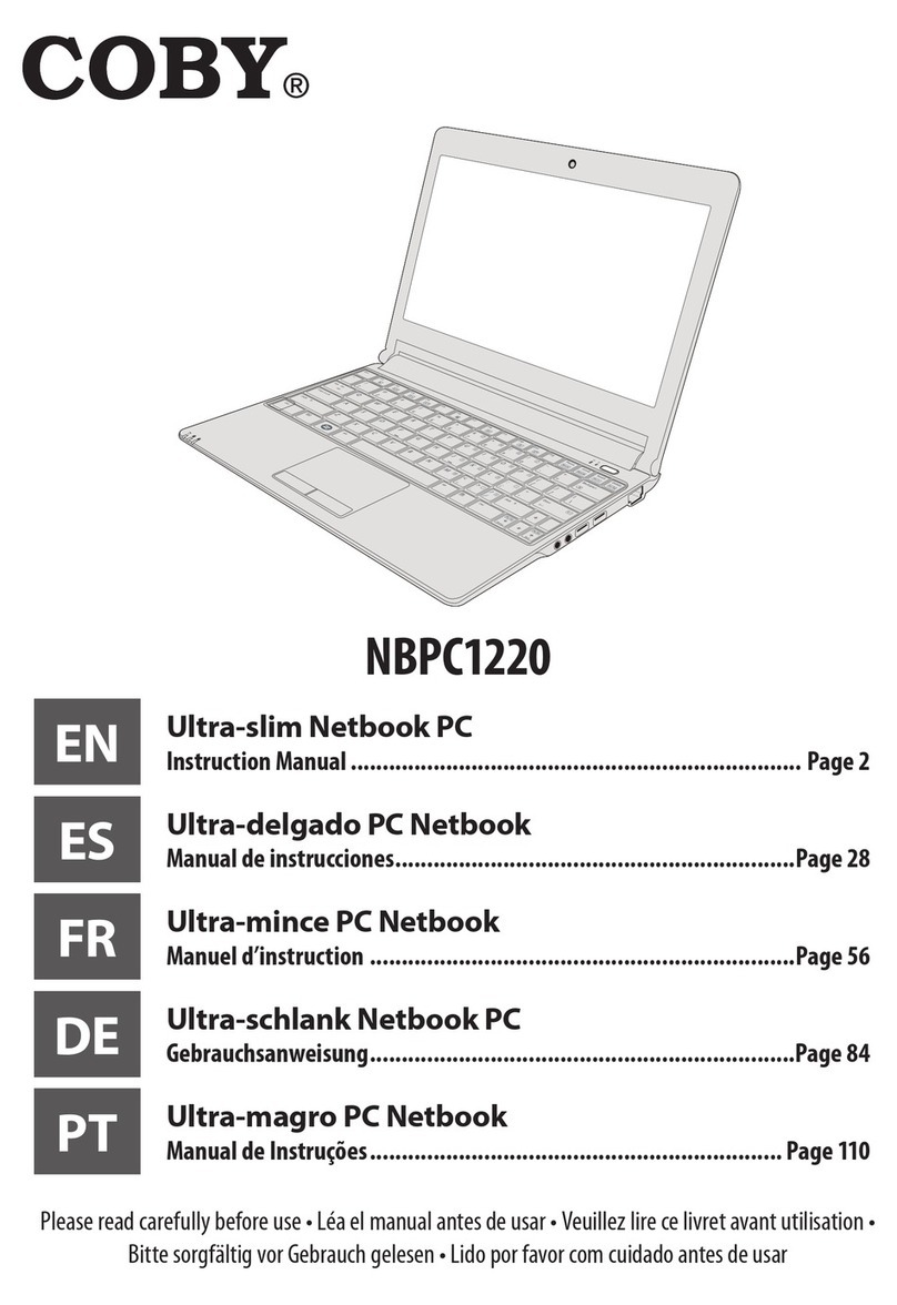 Coby NBPC1220 User manual