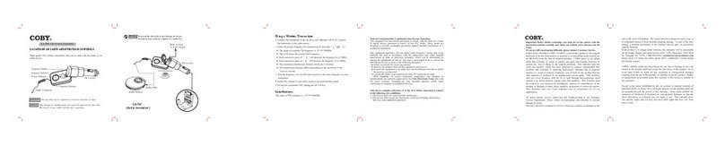 Coby CA-745 instruction manual