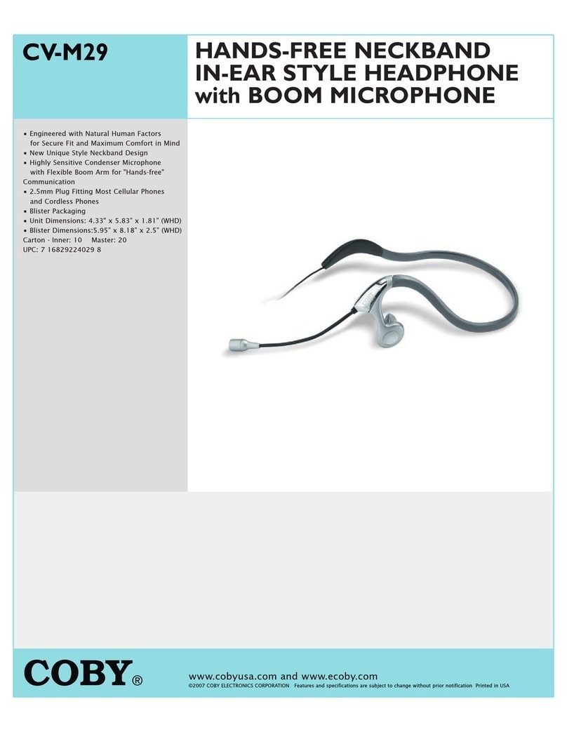 Coby CV M29 User manual