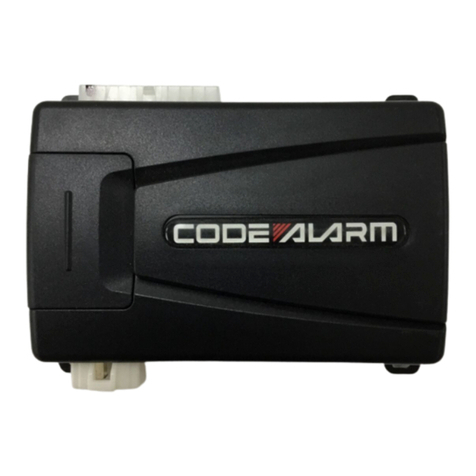 Code Alarm SRT 1600 User manual