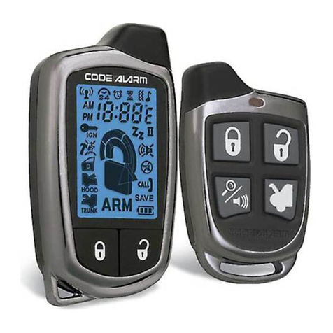 Code Alarm PROFESSIONAL SERIES CA 1551 User manual Code Alarm PROFESSIONAL SERIES CA 1551 User manual