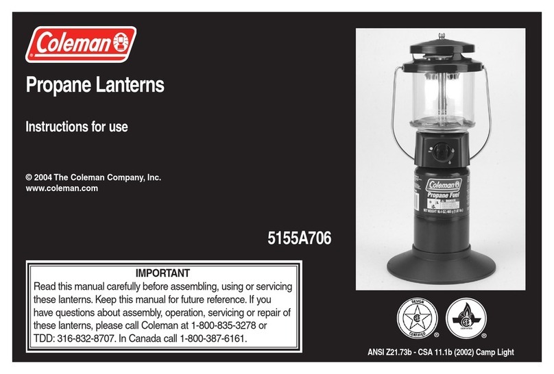 Coleman 5155A706 Instructions for use
