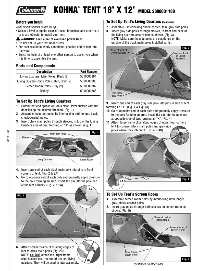 Coleman 2000001188 User manual