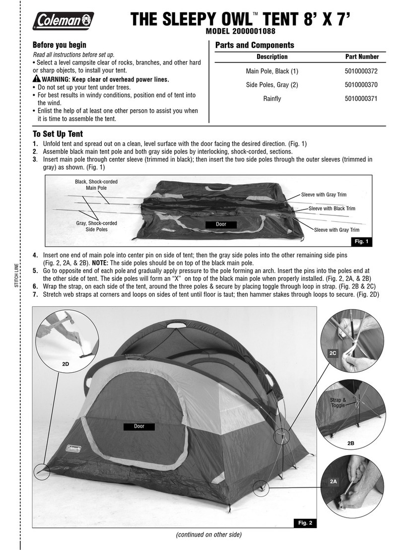 Coleman 2000001088 User manual