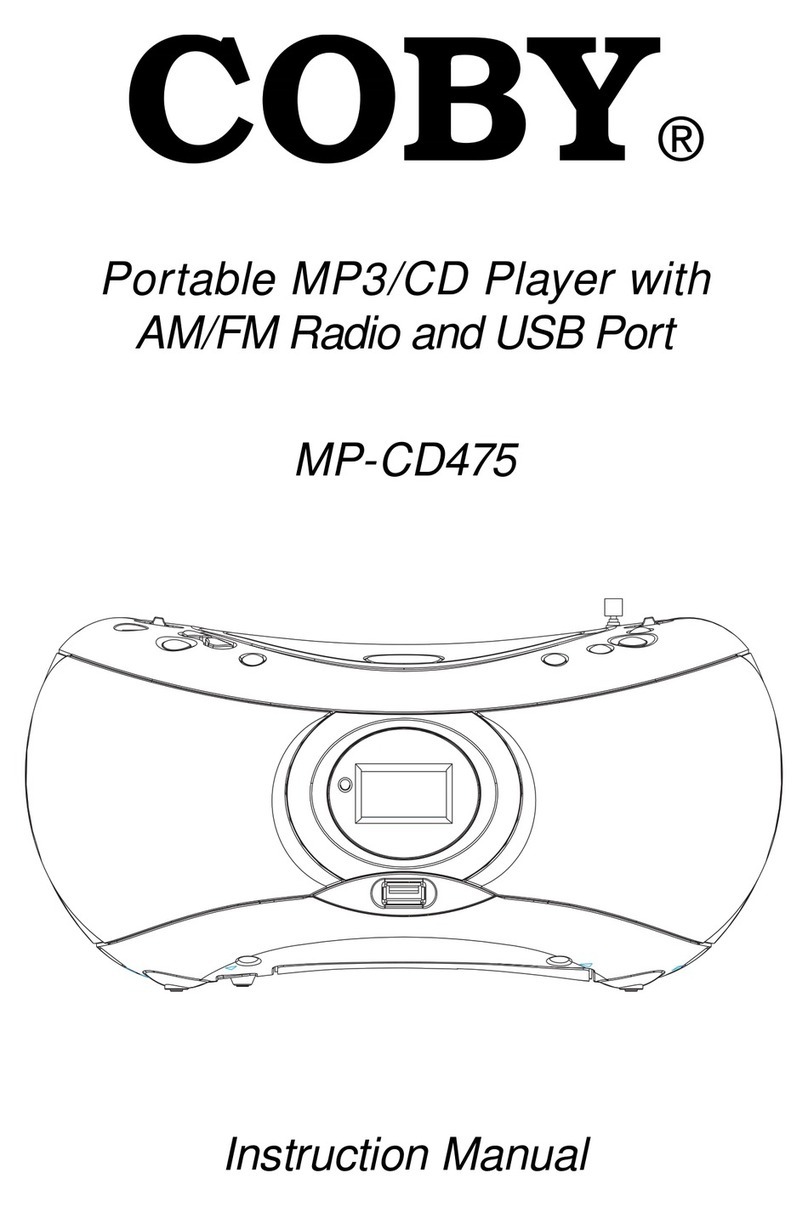Coby MP-CD475 instruction manual
