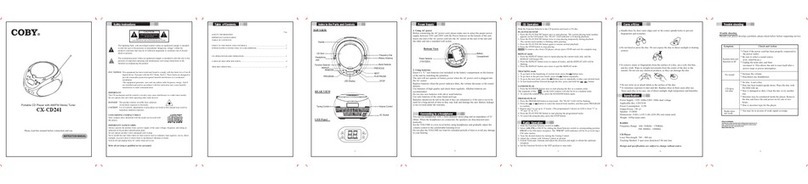 Coby CX-CD241 User manual