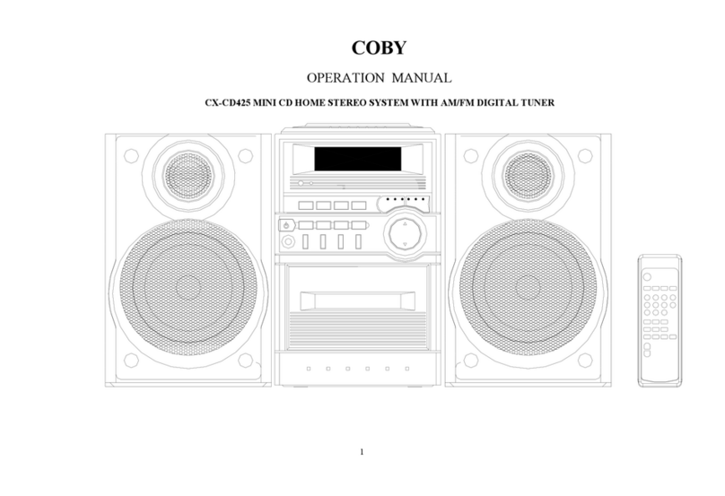 Coby CX-CD425 Operation manual