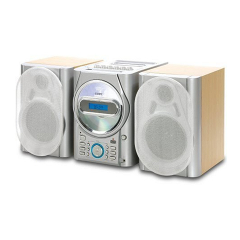 Coby CX-CD410 User manual