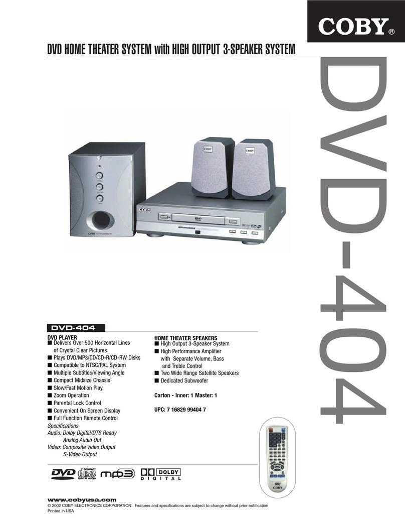Coby DVD-404 User manual