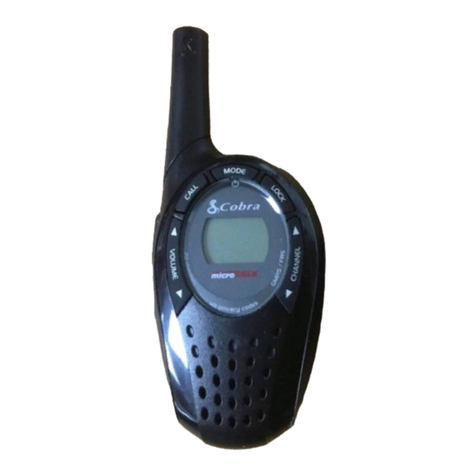 Cobra microTALK CXT95 User manual