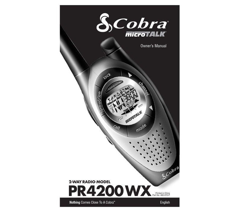 Cobra MICROTALK PR4200WX User manual