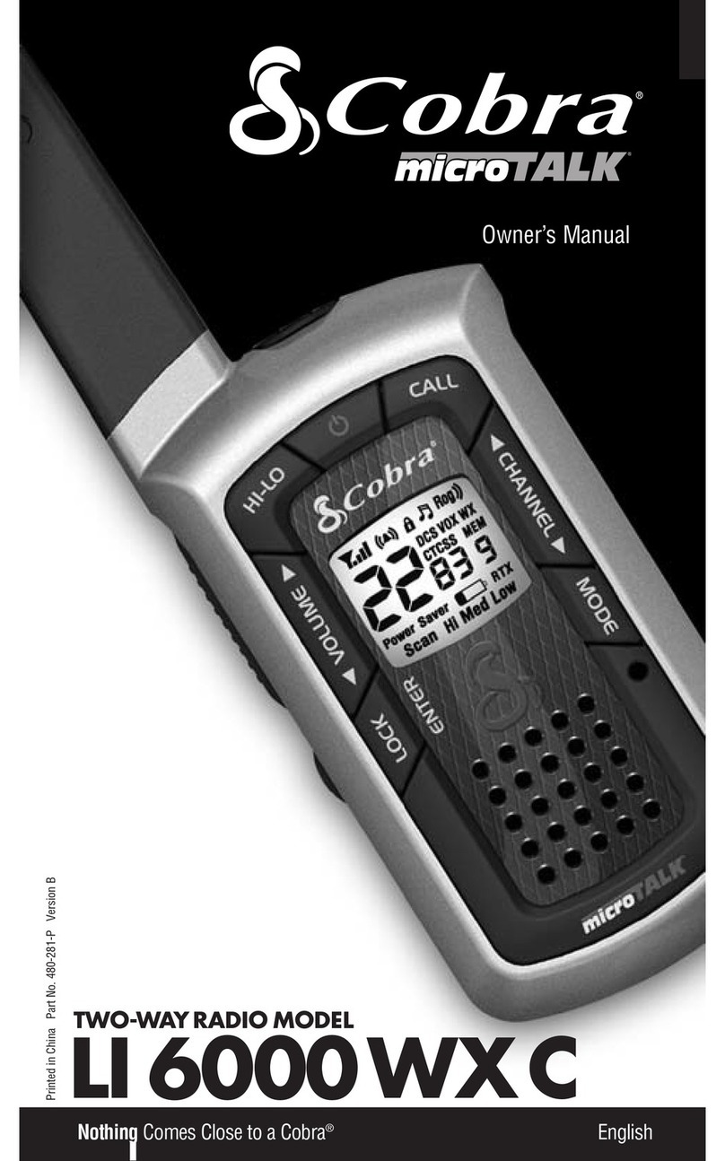 Cobra LI 6000WXC User manual