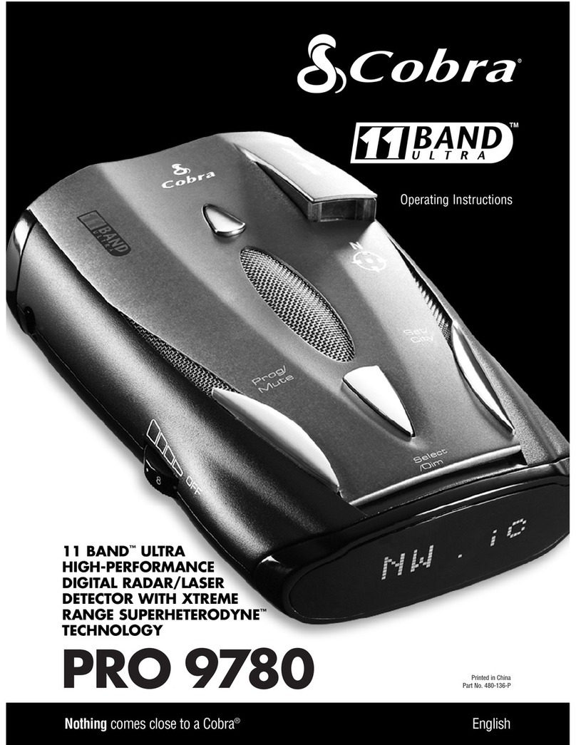 Cobra PRO 9780 User manual