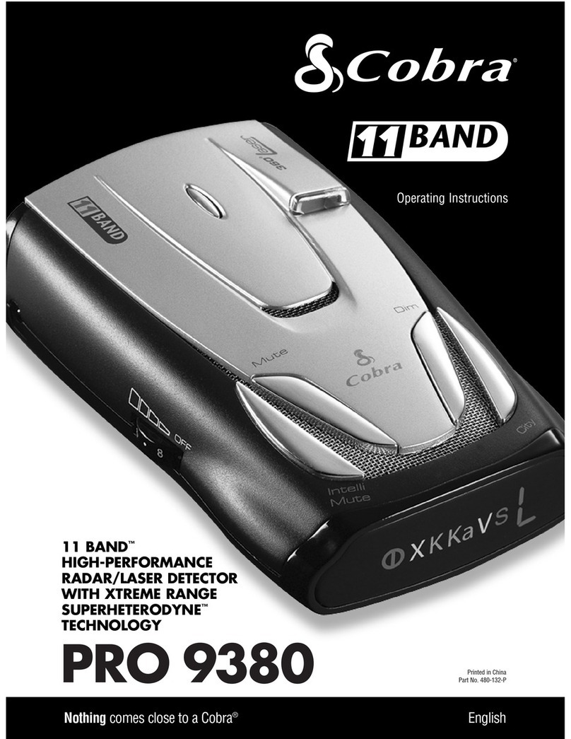 Cobra Pro 9380 User manual