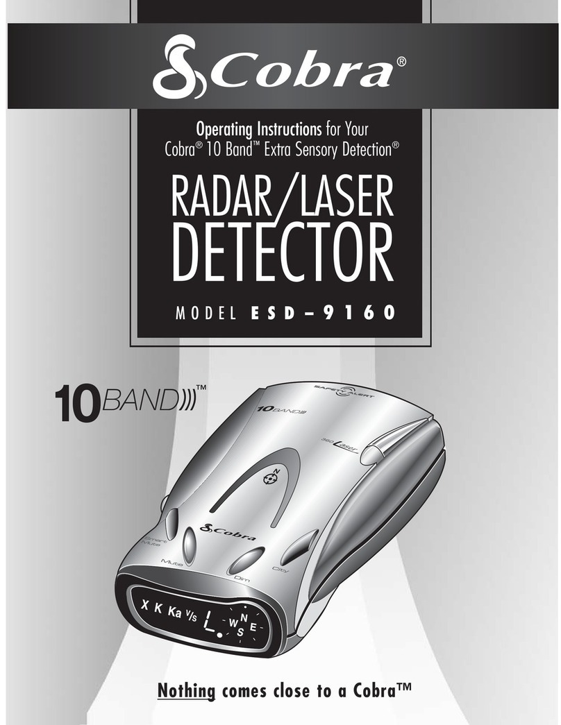 Cobra ESD-9160 User manual Cobra ESD-9160 User manual