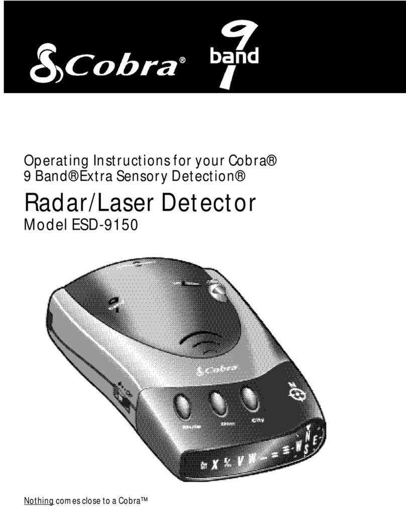 Cobra ESD-9150 operating instructions
