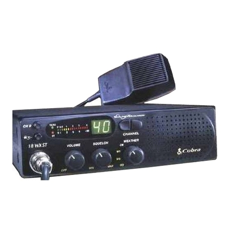 Cobra 18 WX ST User manual
