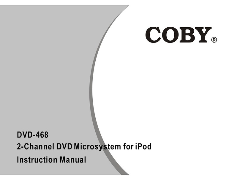 Coby DVD468 - AV System instruction manual