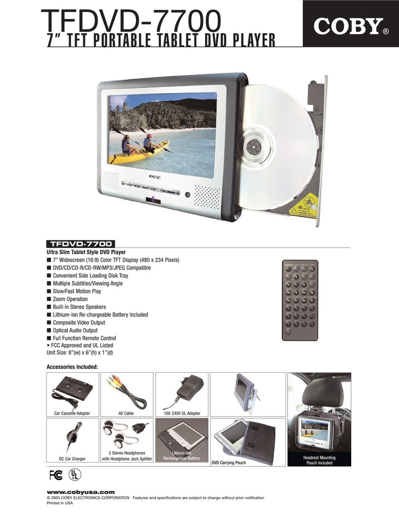 Coby TF-DVD7700 specification