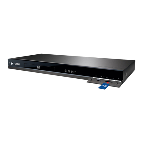 Coby DVD298 - 1080p Upconversion DVD Player User manual