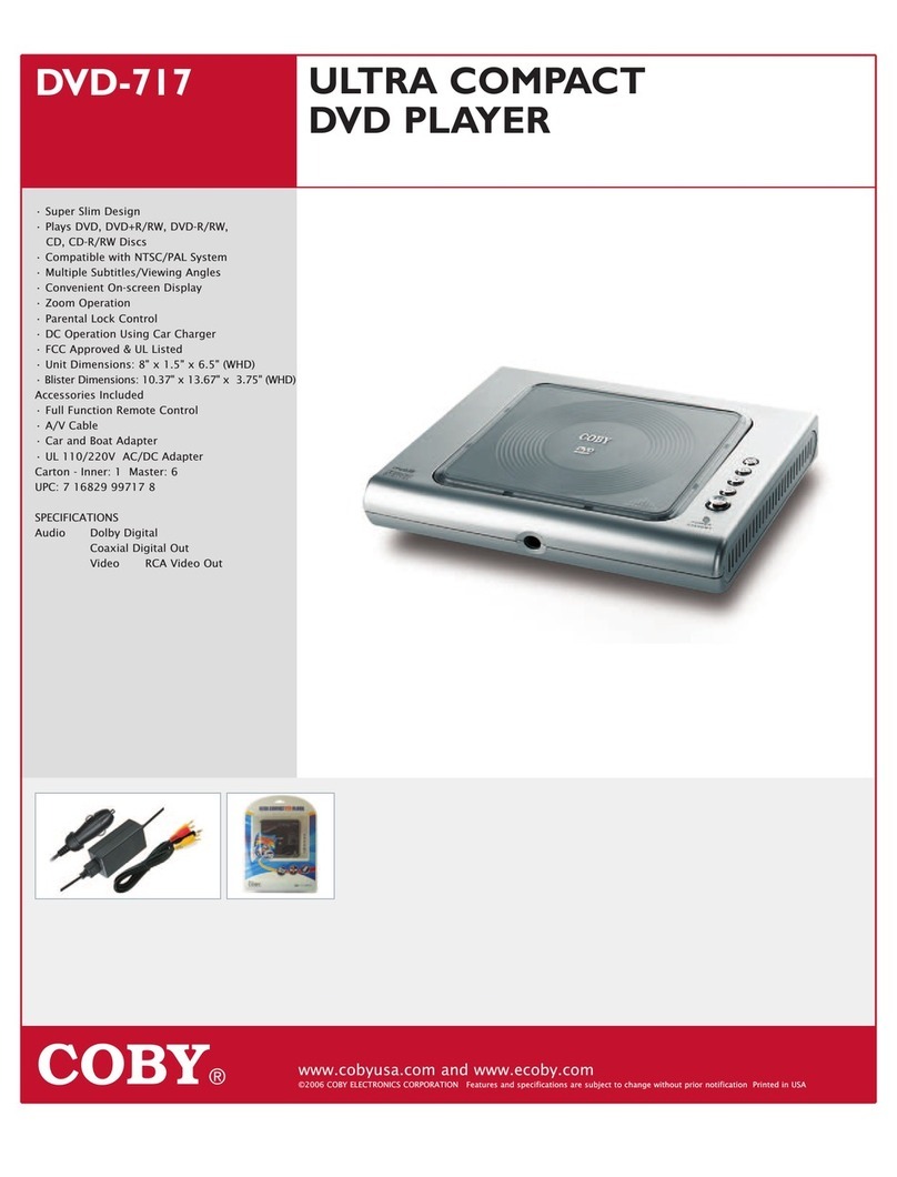 Coby COBY DVD-717 User manual