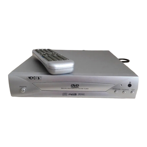 Coby DVD-218 User manual