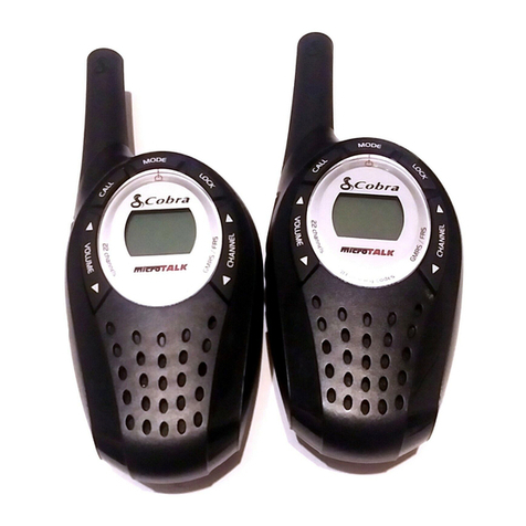 Cobra microTALK PR590WX User manual