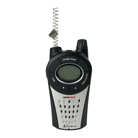 Cobra microTALK PR3550WX User manual