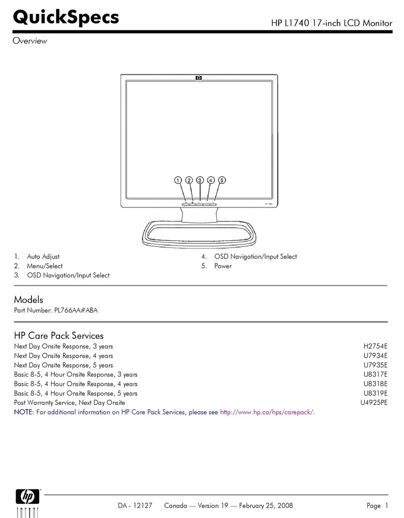 HP L1740 User instructions