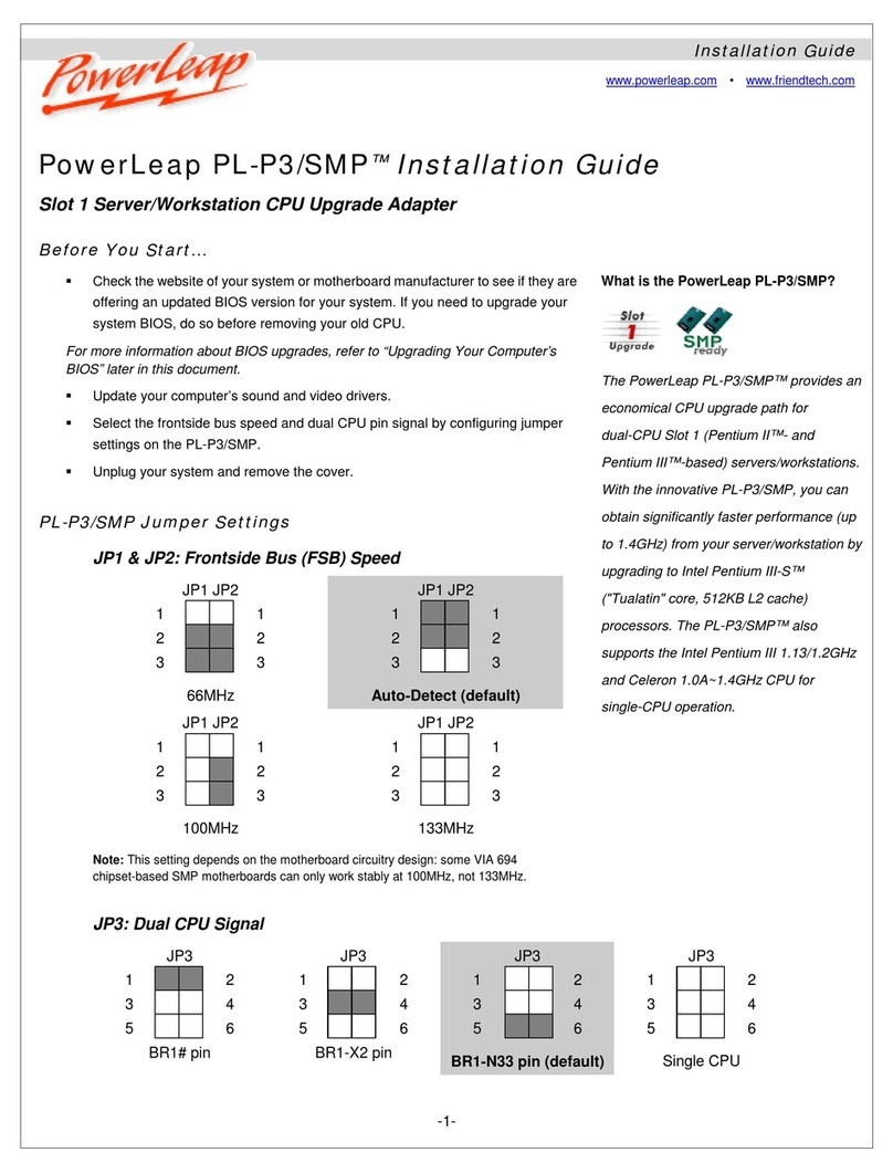Powerleap PowerLeap JP1 User manual