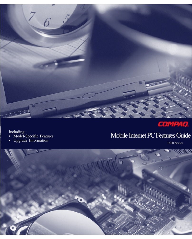 Compaq 1600 SERIES Features guide Compaq 1600 SERIES Features guide