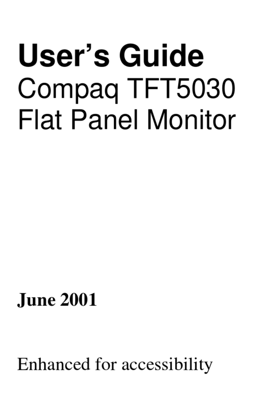 Compaq TFT5030 User manual