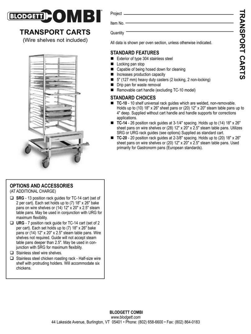 Blodgett Combi TC-10 Specifications