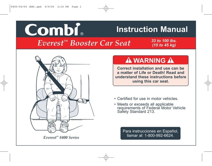 Combi Everest 8400 instruction manual