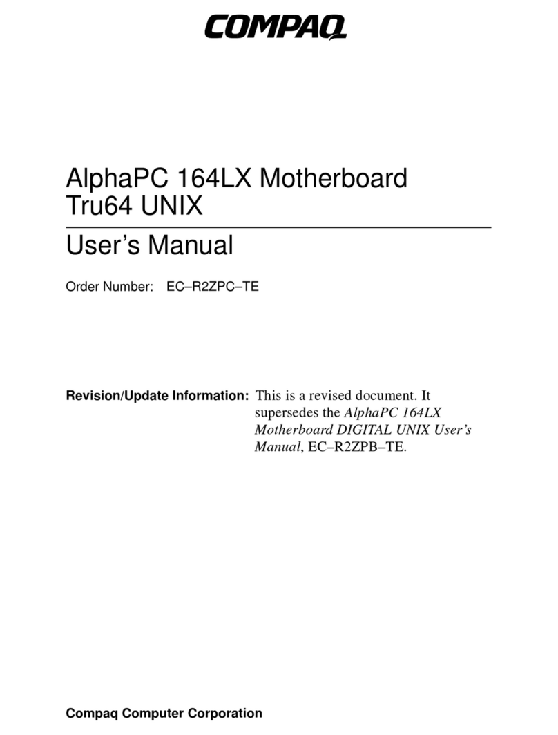 Compaq AlphaPC 164LX User manual