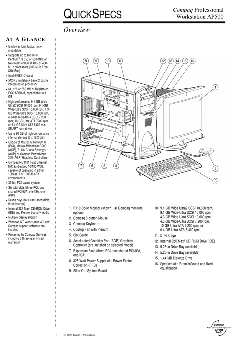 Compac Professional AP500 Quickspecs