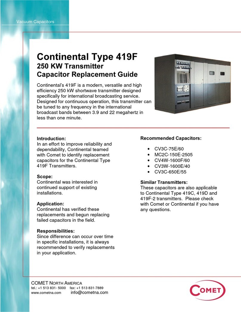 Comet Continental 419F Replacement guide